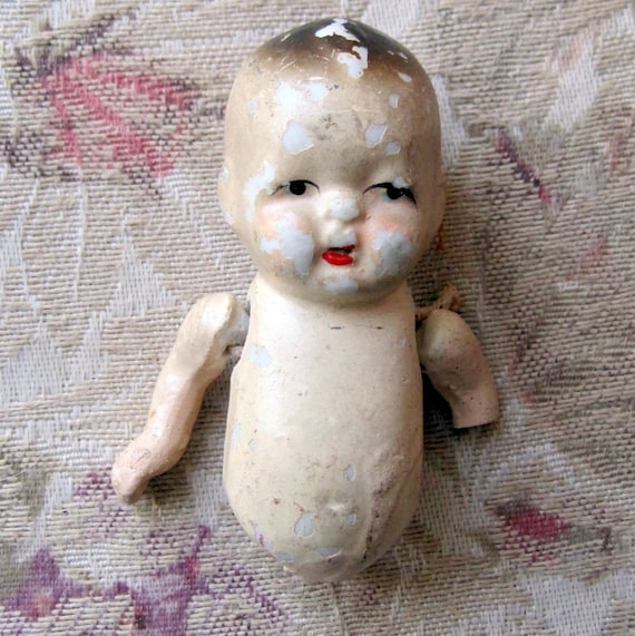 Vintage Composition Baby Doll with Broken Arm 3 by ...
