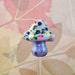 Whimsical Grey Cap Mushroom