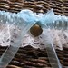 Something Blue Seaside Wedding Garter