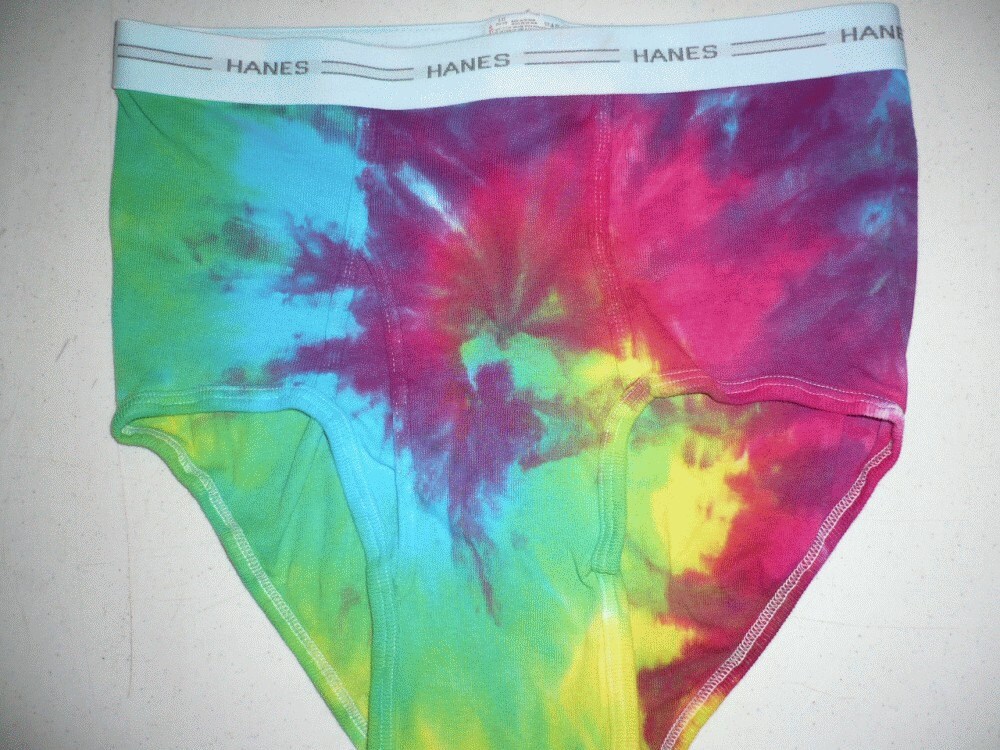 Tie Dye BRIEFS / men's underwear / choose size / tiedyehut
