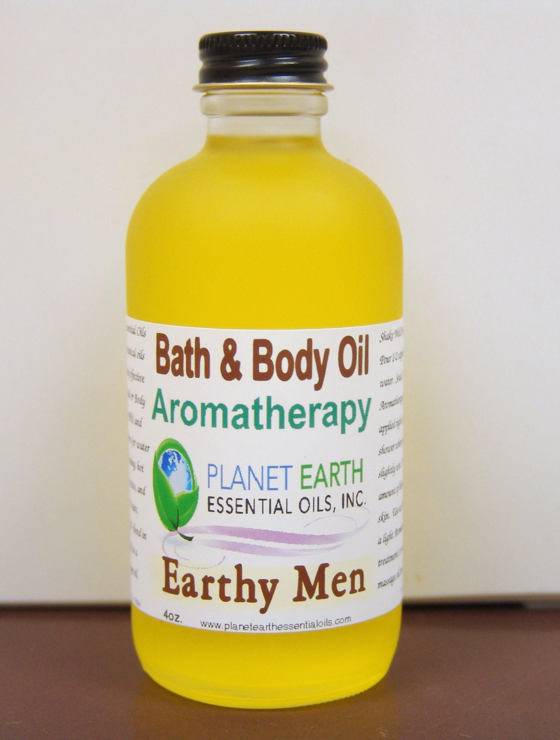 Earthy Men Aromatherapy Bath And Body Oil Holistic Healing