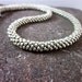 Silver Beaded Kumihimo Necklace and Bracelet, Versatile - Bubbling Brook