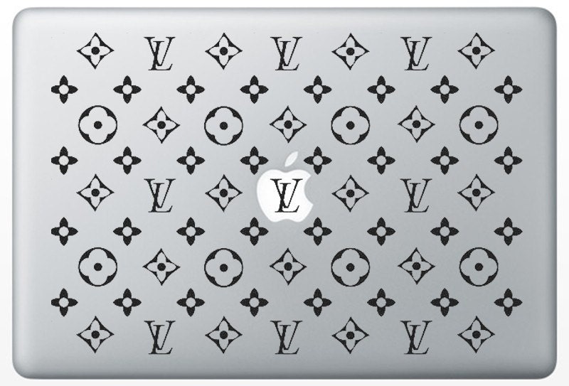 Louis Vuitton handbag pattern for 13 Macbook Apple Decal
