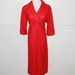 Vintage 1970s Nautical Dress / Sailboats / Red White Blue / 70s 60s / XL XXL