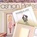 Vintage 1978 Tomy Fashion Plates Model Clothing Designer Toy Craft Kit Set