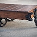 Vintage Industrial Factory Cart Coffee Table / Towsley