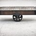 Vintage Industrial Factory Cart Coffee Table - 48L x 27W x 14T - furniture - salvaged - repurposed - weathered - rustic - primitive - wood