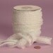 4 yards of White Sidney sheer woven interlinks Trim bridal bride scrapbooking headband