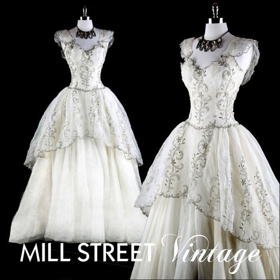 wedding dresses vintage 40 s