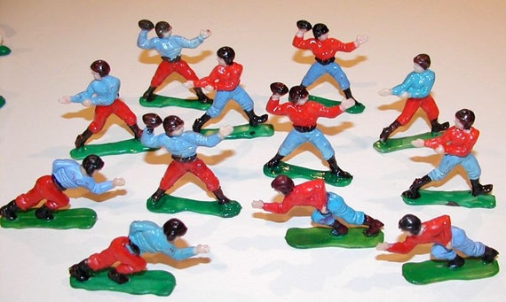plastic football player figurines