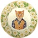 Tommy C., School Portrait - XLarge Altered Vintage Plate