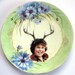 Deer Ol' Chunk Portrait - Altered Antique Plate