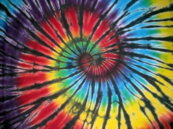 Custom Tie Dye Hippie Twin Bed Sheets 3PC Kids Adult Unique Hand Dyed ...