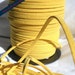 3 Yards- Mustard Yellow Suede Cord