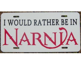 C. S. Lewis Chronicles of Narnia Car Tag License Plate