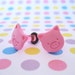 6g 6 gauge Plug Earrings for Stretched Ear Lobes - Pink Pigs