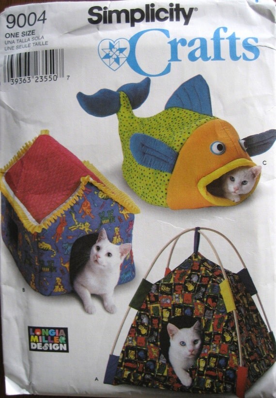 covered cat bed
