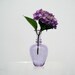 Hand Blown Glass Vase in Lilac