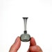 Miniature Bottle in Gray, Hand Blown Glass