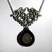 Black Glass Pendant - Mythical Beast