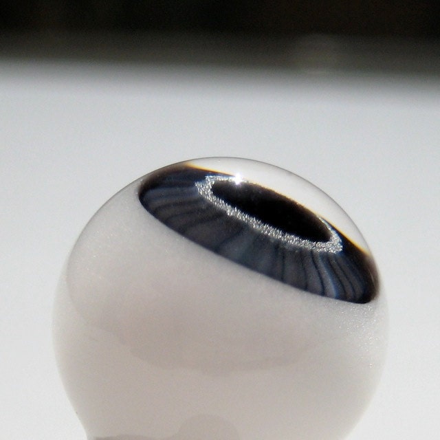 Eye in a Jar Hand Blown Glass Eyeball