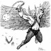 Hawkman 6 by 6" sketch by Steve Lieber