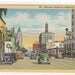 Hollywood Boulevard Los Angeles CA linen postcard