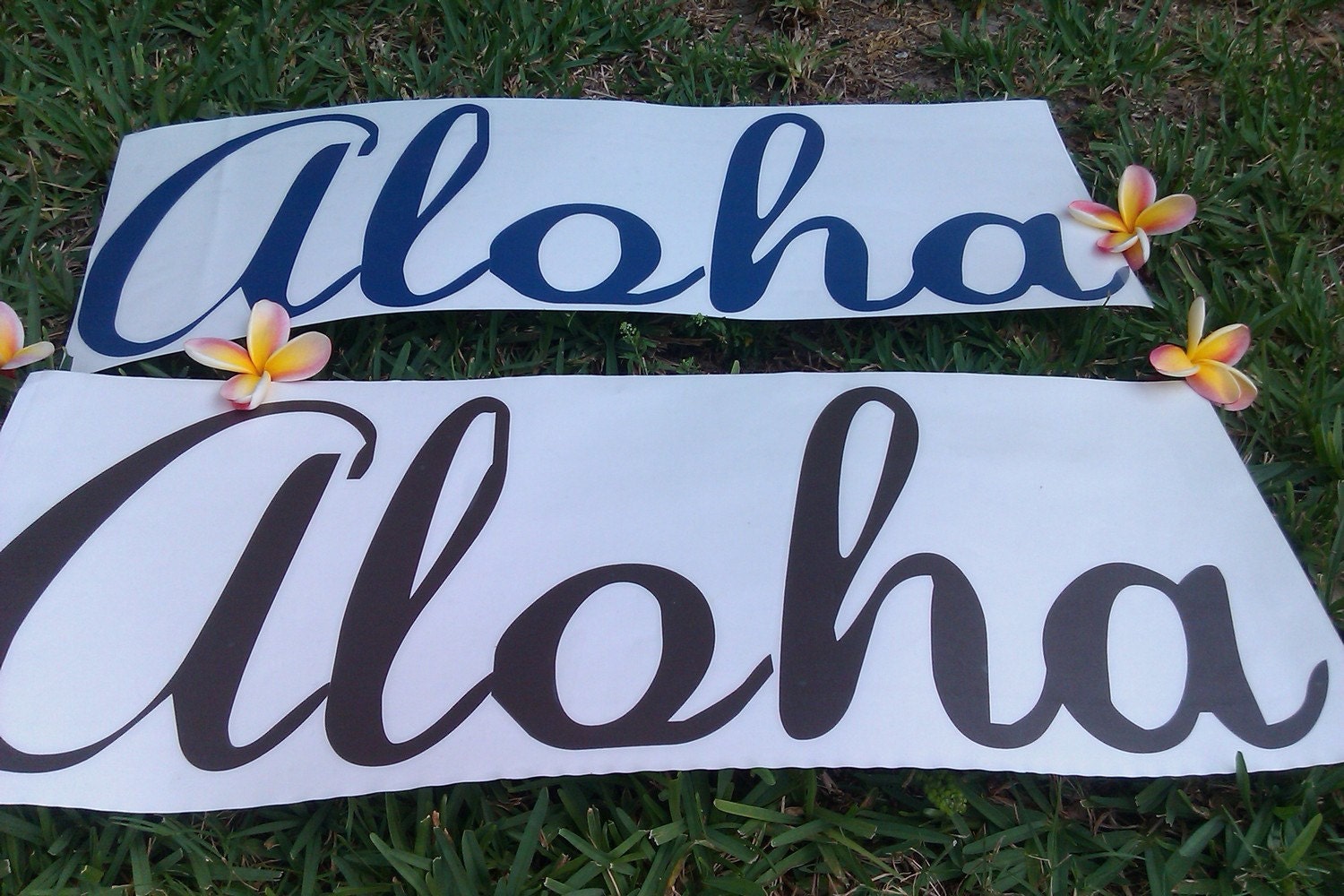 ON SALE Cursive Aloha saying Island Style in by 3rdAveShore