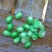 Glass Cabochon Vintage Destash Lot Green Star Sapphire 18x13mm Oval