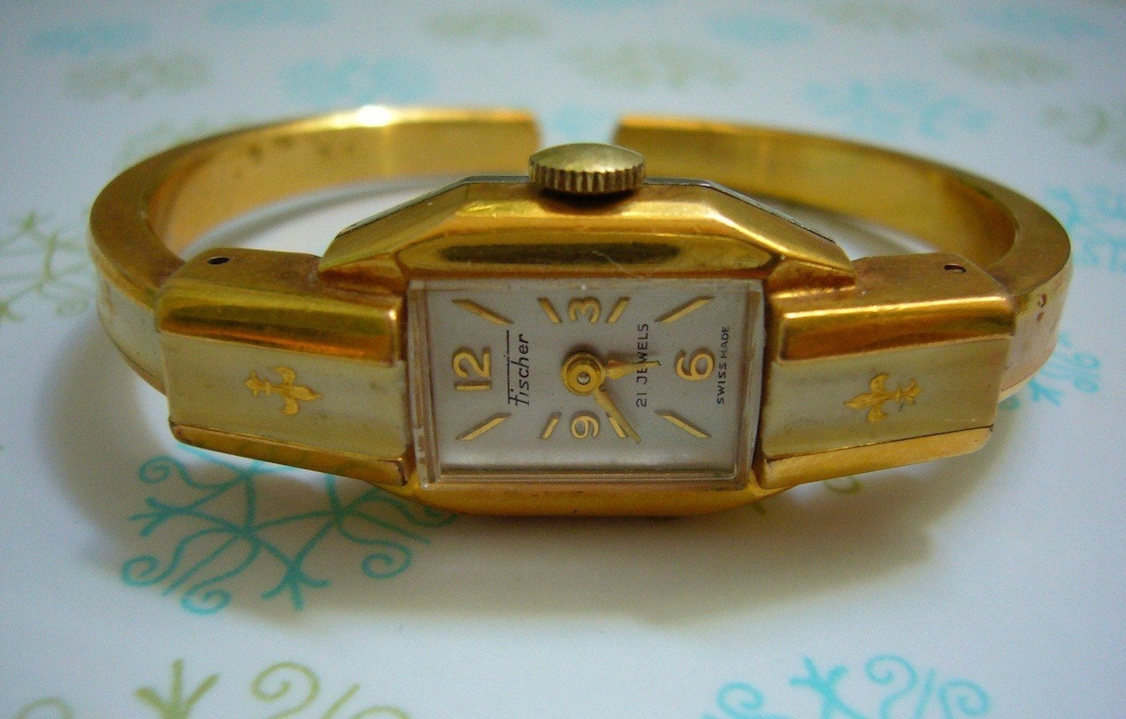 vintage bangle watch