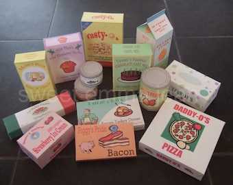 Play Food Groceries - DIY - PDFs