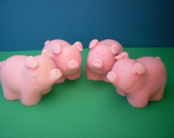Pig Soap | Farm Soap | Animal Soap | Pink Soap | Smiling Pig Soap | Gift for Him | Gift for Her | Party Favor Pig Soap | Gift for Farmer