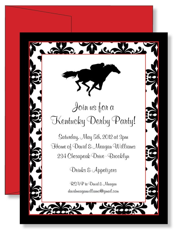 Kentucky Derby Party Invitations Free 6