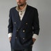 Nautical Blazer Double Breasted Navy Blue