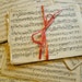Vintage Music Sheets set of 5 vintage promo sheets