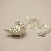 Hedgehog pendant necklace - Silver