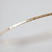 gold filled bangle - hammered bangle, gipsy bangle, stacking bangle, boho chic