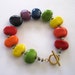 Beaded Bracelet, Kazuri Bangle, Fair Trade, Ceramic Jewelry