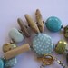 Beaded Necklace, Driftwood, Kazuri Beads, Semi Precious Stones