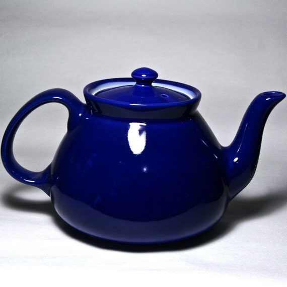 Hall NEW YORK Teapot in Cobalt Blue