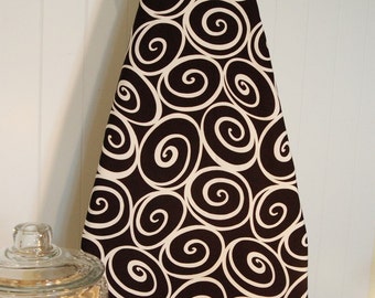 Ironing Board Cover - Michael Miller Ironworks in Ebony