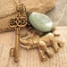 Key to Africa Safari. a charm necklace