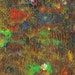 Fine Art Original Abstract Painting Distant Garden - Original Organic Abstract Acrylic and Pastel Painting