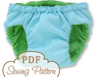Trimsies Trainer pattern - Cloth training pants printable PDF sewing pattern - 5 sizes (XS through XL) - Instant Download