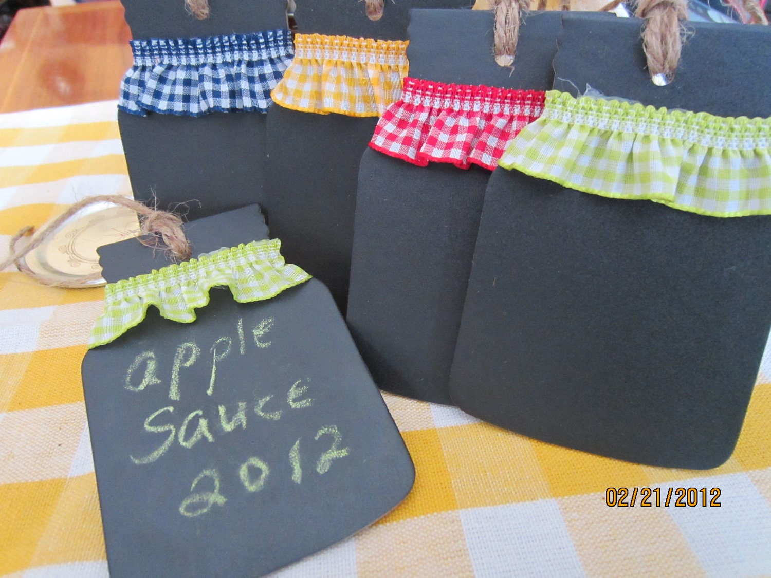 DIY Chalkboard TagsBlackboard Vinyl LabelsChalkboard Canning