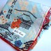 Japanese Koto Cherry Blossom Kimono Minky Blanket- Made to Order