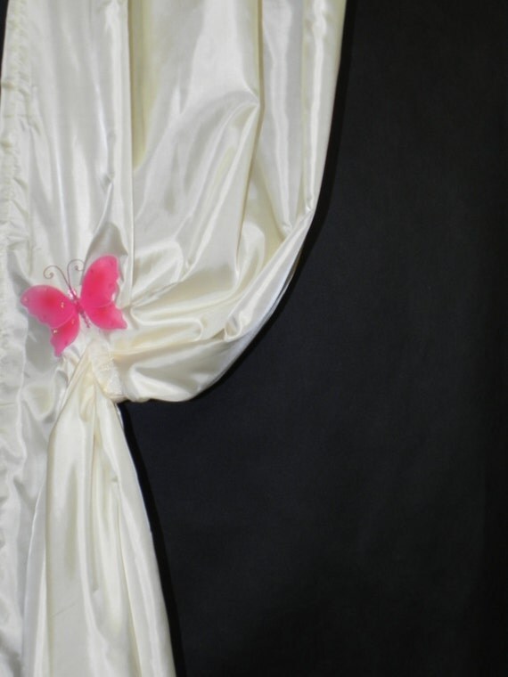 Items similar to Butterfly Curtain TiebacksDrape