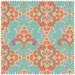 LAST PIECE Windham Fabric's, Cabana Blooms (Blue 33801 3) 20"