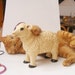 SALE ,White sheep piggy bank with my sweet Richie (-: