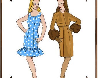 Ellowyne Wilde Doll Clothes Pattern - Dress, Bolero Jacket - No. 114